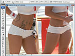 Hogyan t�ntess�k el a tetov�l�st Photoshopban? r�szlet
