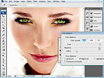 Hogyan v�ltoztassuk meg a szem sz�n�t Photoshopban? r�szlet