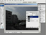 Hogyan k�sz�ts�nk napos id�b�l es�set Photoshopban? r�szlet