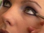 Sexy party smink: F�st�s szem k�sz�t�s l�p�sr�l-l�p�sre pillanatk�p