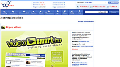 VideoSmart - Elindult az iWiW-en a Tippek viden alkalmazsunk!