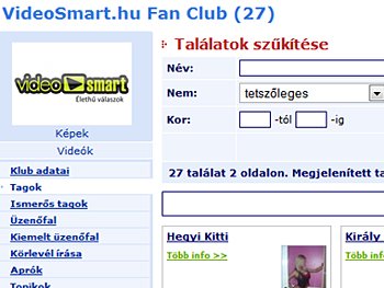 VideoSmart - trkp az adatlapon