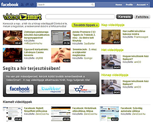 VideoSmart - Nap tippvideja Facebook alkalmazs